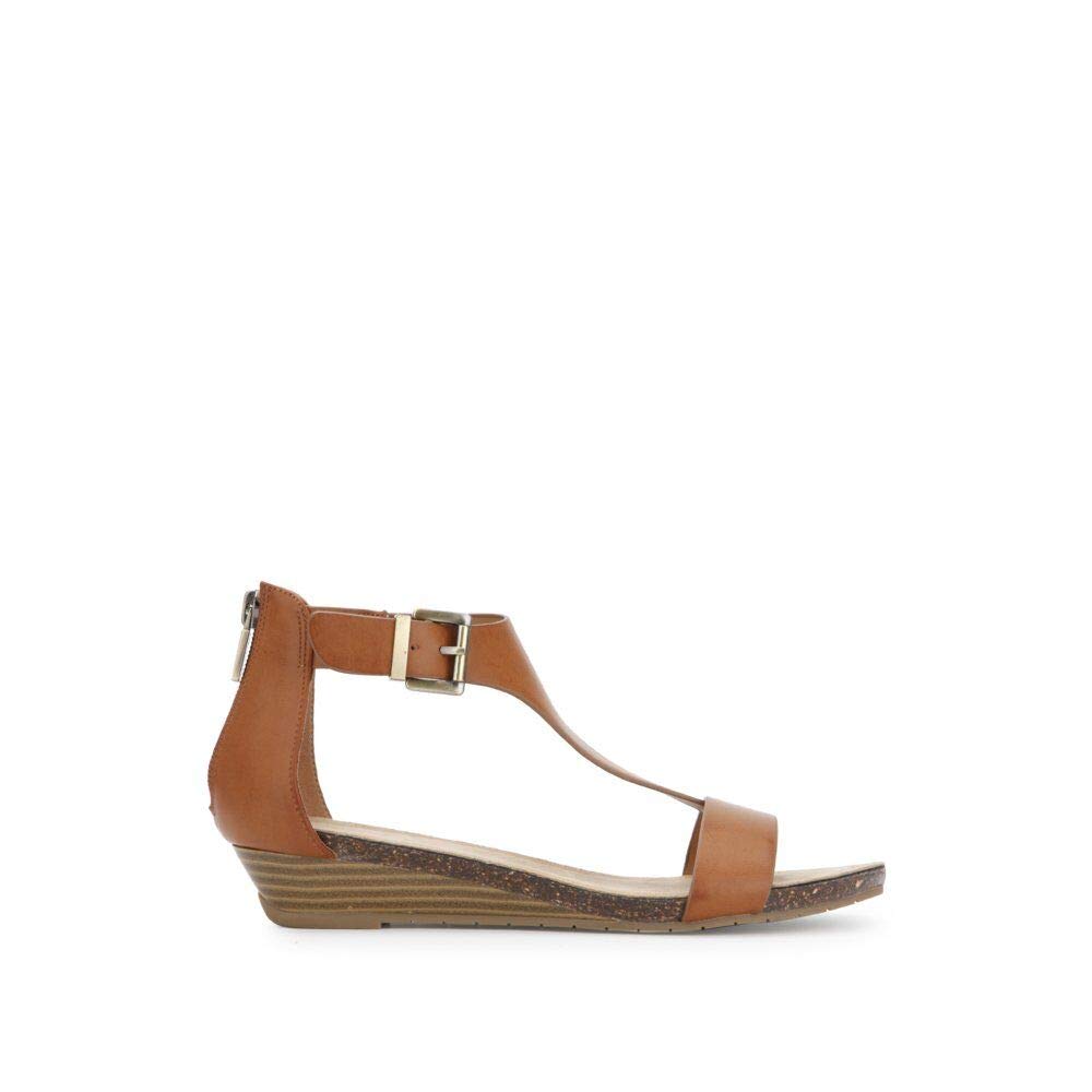 Kenneth Cole REACTION Women's Great Gal T-Strap Wedge Sandal - Fashionable & Comfortable - Work & Casual Scenes - Elegan